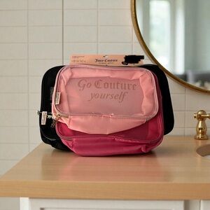 Juicy Couture Set of 3 Travel Packing Cubes - New